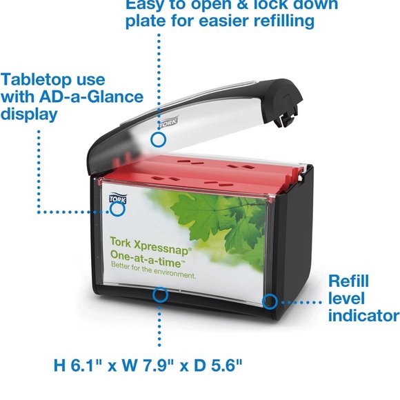 Tork Xpressnap Tabletop Napkin Dispenser - Picture 2 of 3